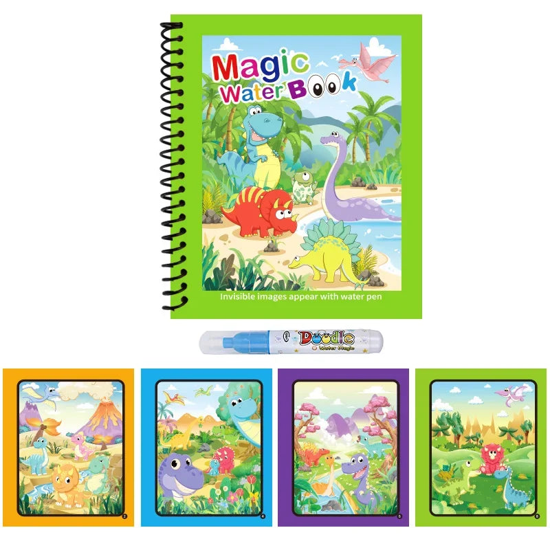 Magic Water Painting Book