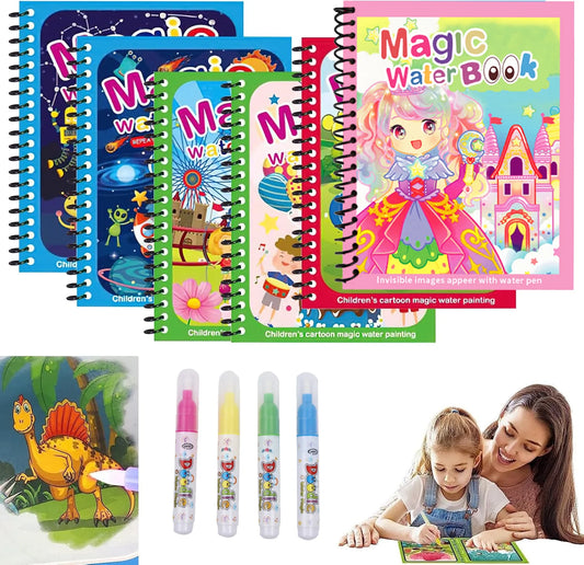Magic Water Painting Book