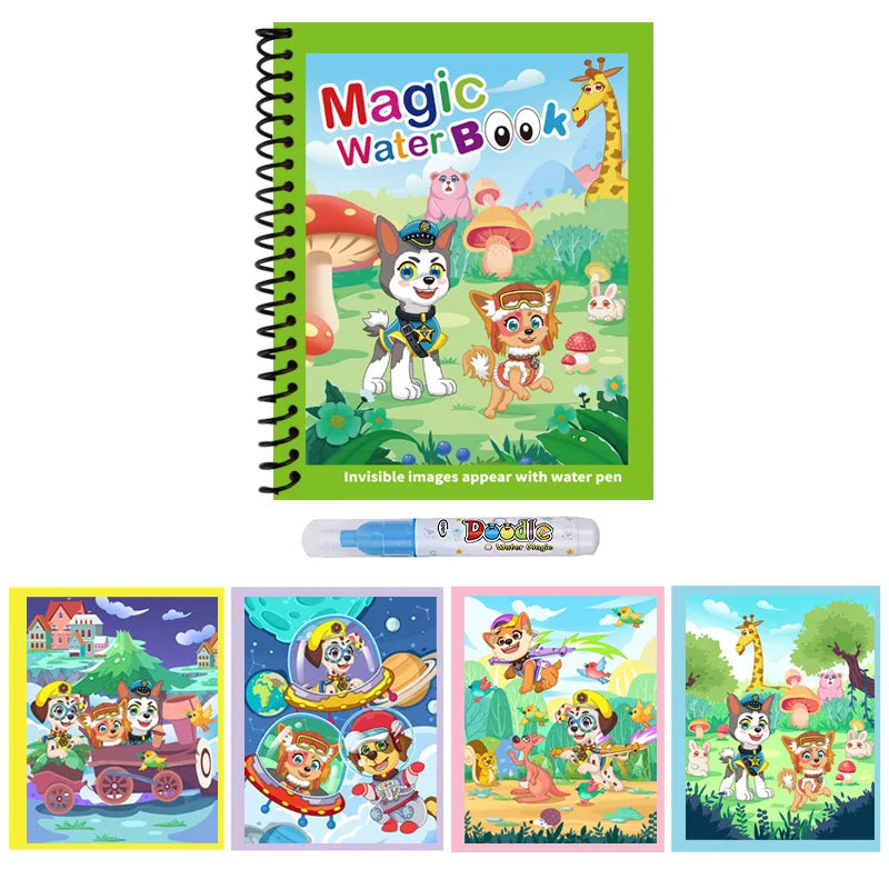 Magic Water Painting Book