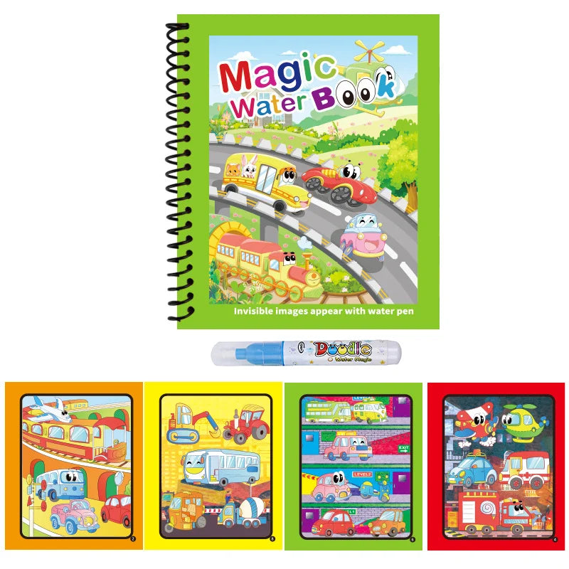 Magic Water Painting Book