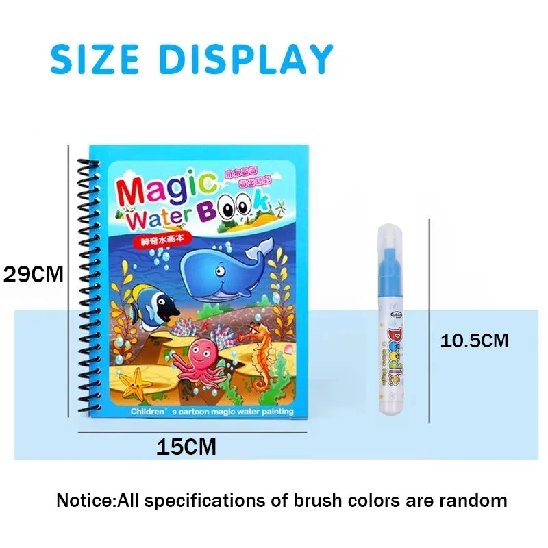 Magic Water Painting Book