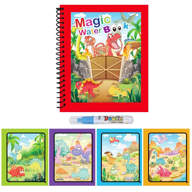 Magic Water Painting Book