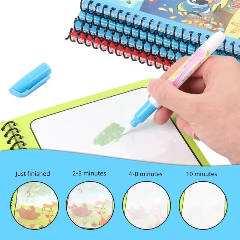 Magic Water Painting Book