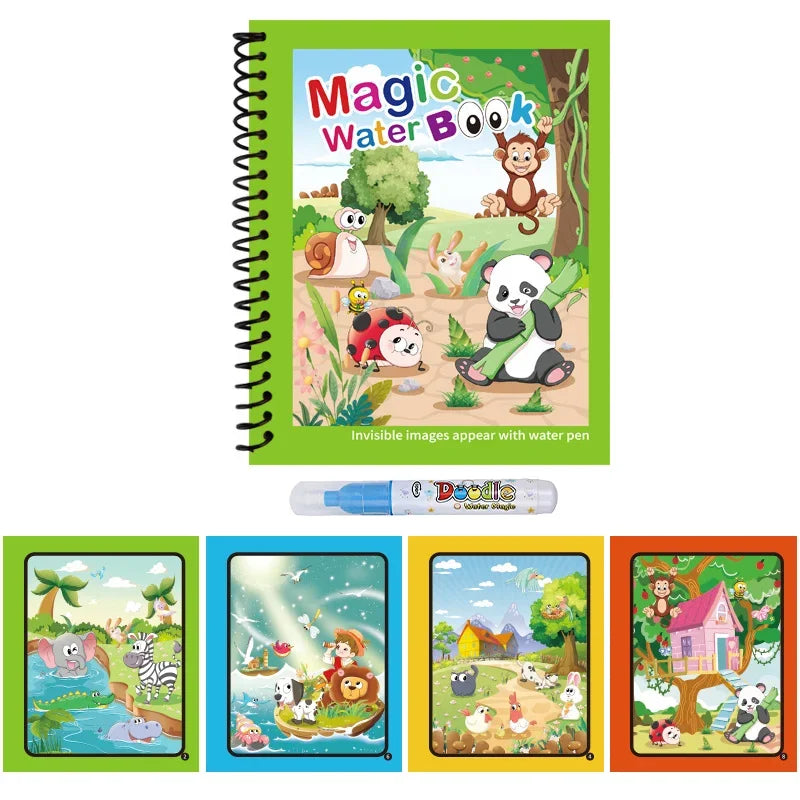 Magic Water Painting Book